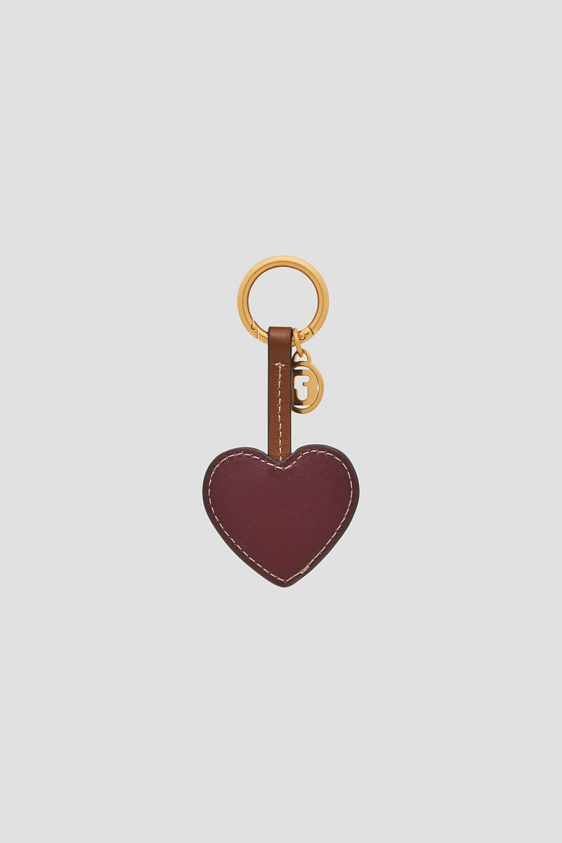 ATOUT COEUR - Бордовый шарм из натуральной кожи