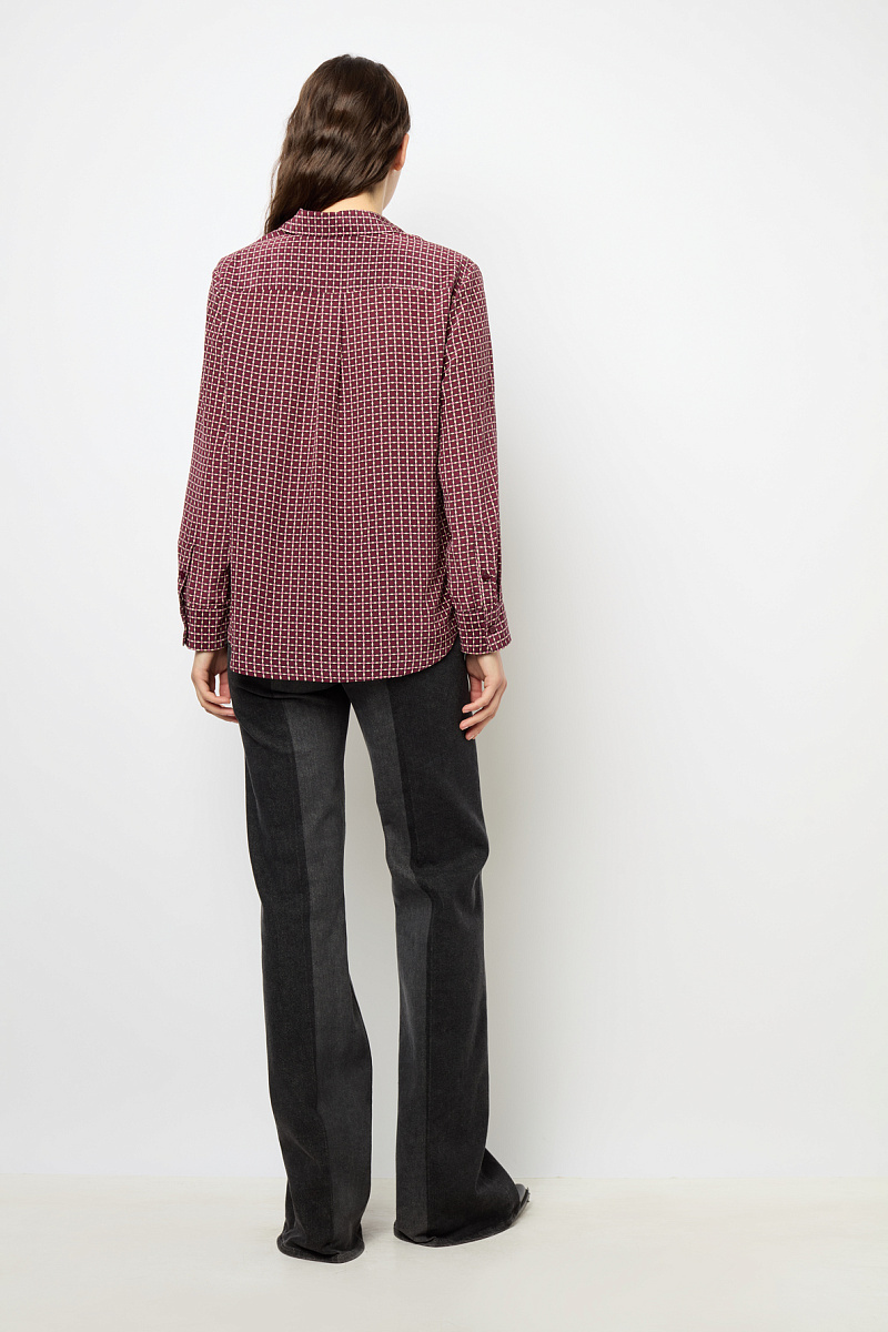 BERNADETTE - Блуза с принтом из шелка