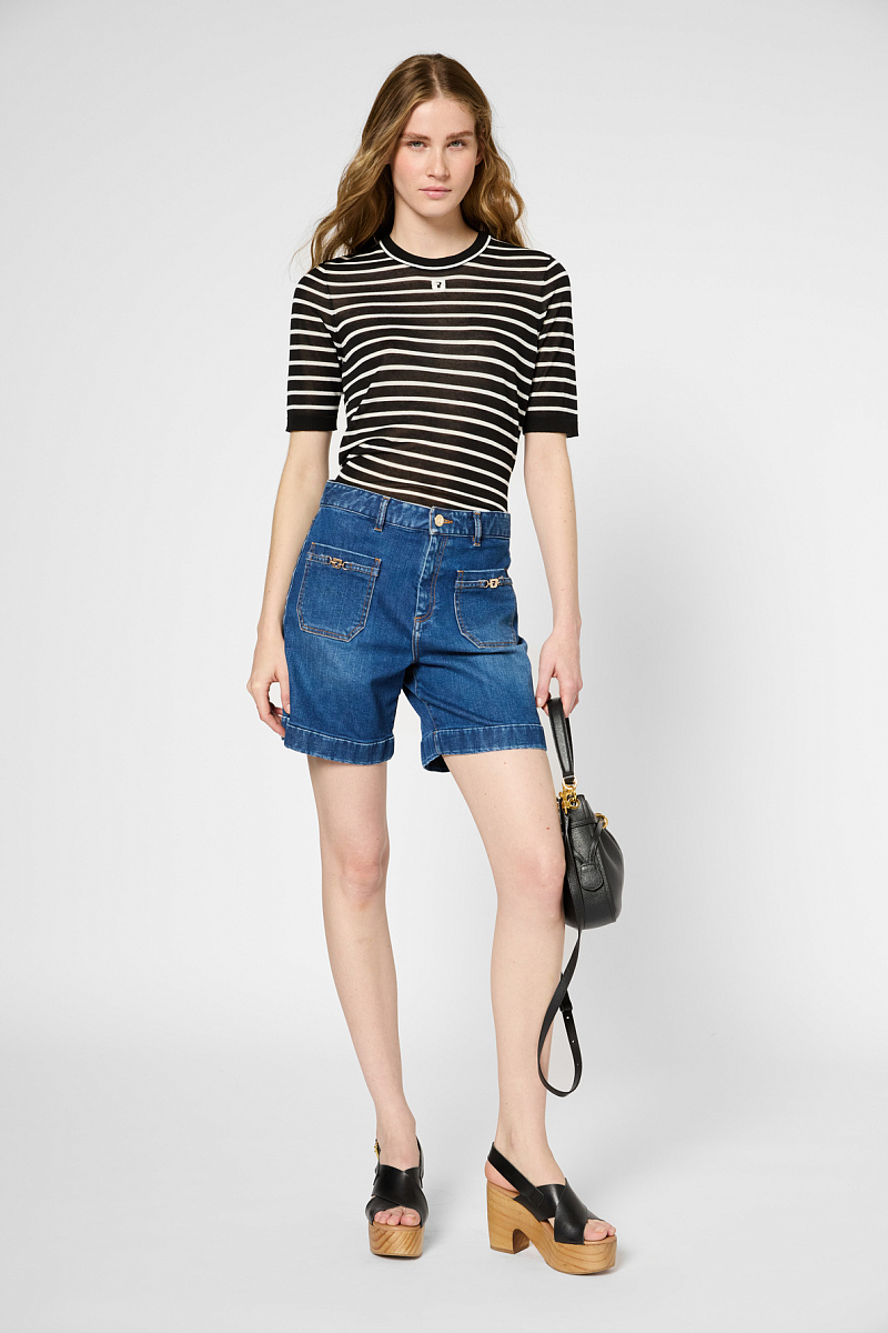 JANNA - Джемпер из хлопка и шелка