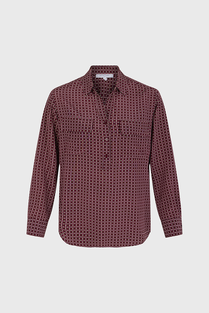 BERNADETTE - Блуза с принтом из шелка