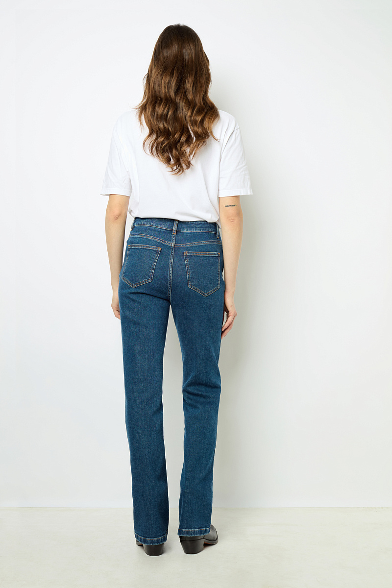 NAIADE - Джинсы-bootcut с золотистыми пряжками