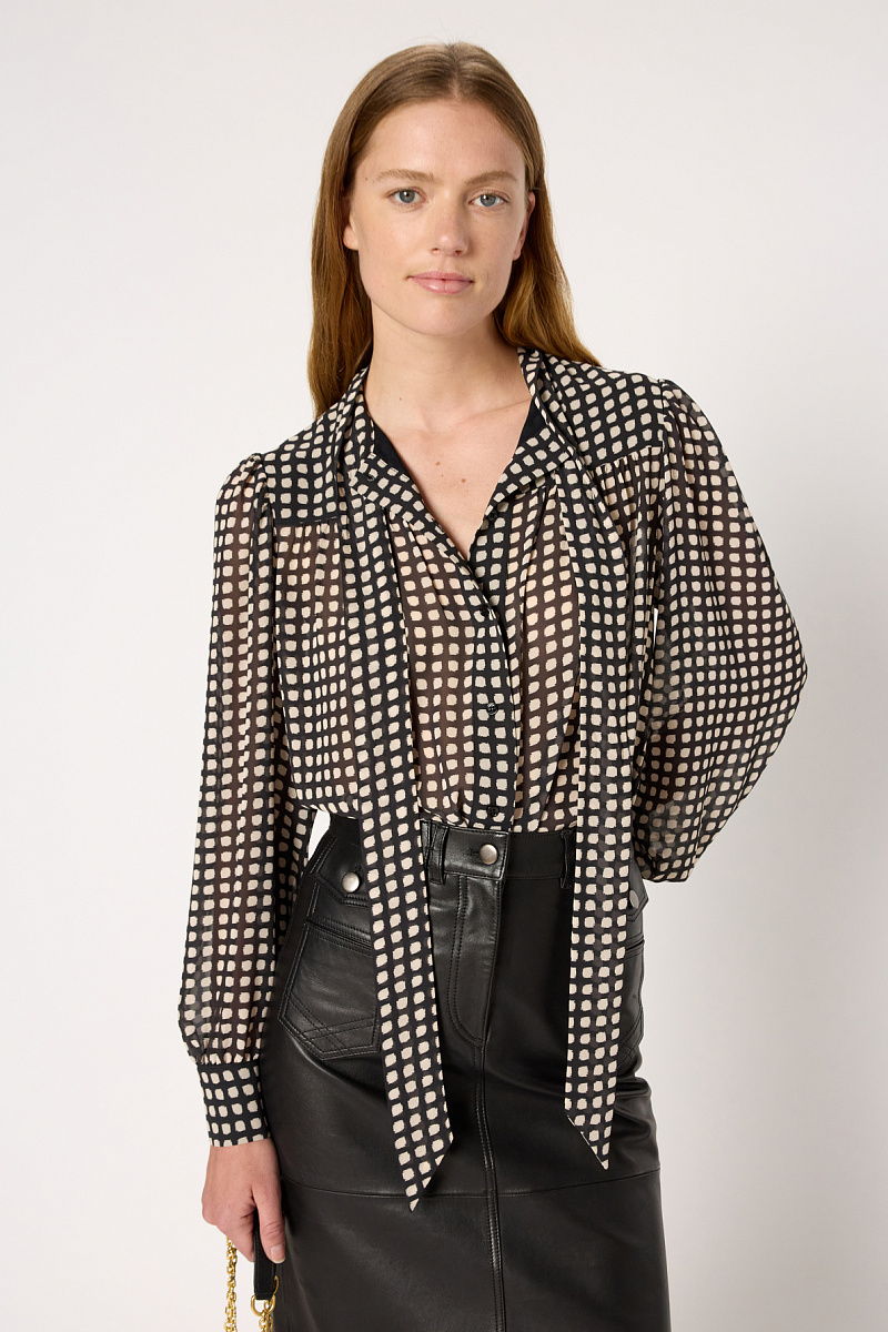 ALISHA - Блуза в горошек