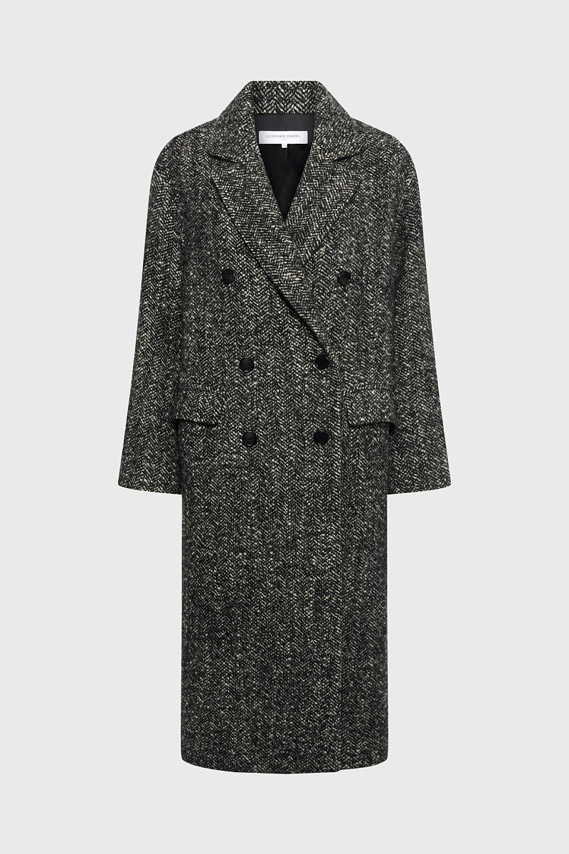 MOLY - Двубортное классическое пальто с шерстью