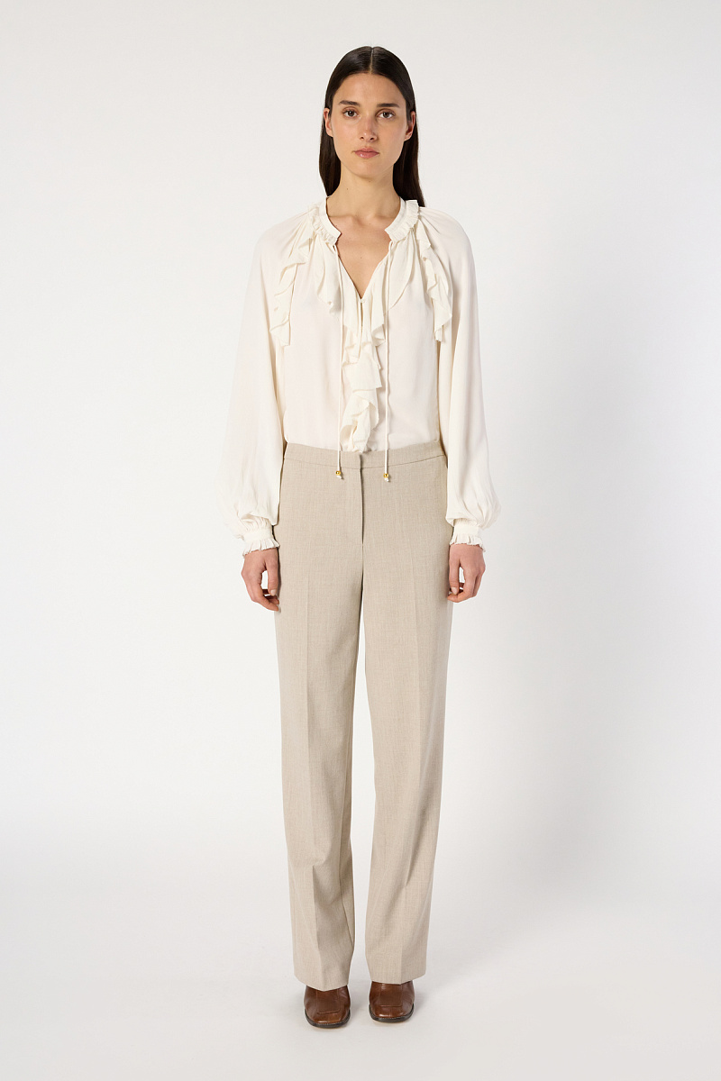 CECILE - Костюмные брюки из эластичной ткани