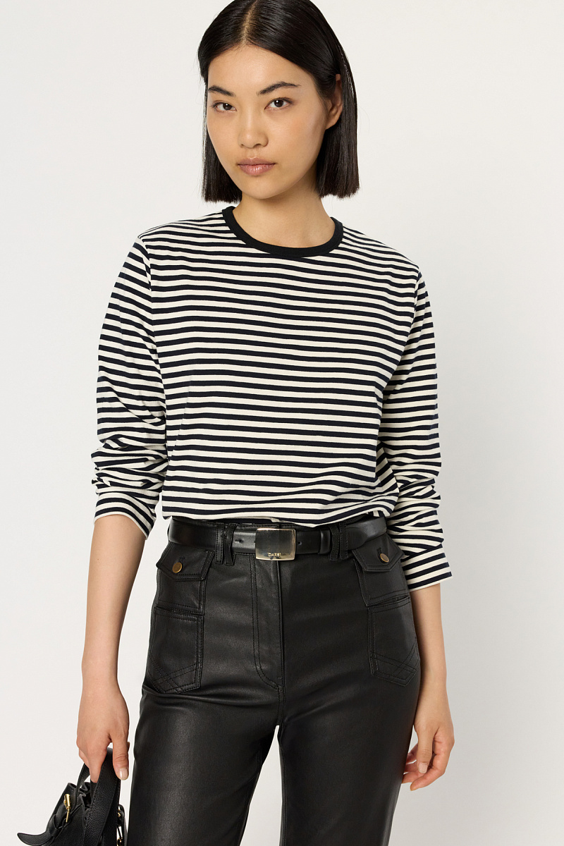 HULIA - Лонгслив из 100% хлопка в полоску