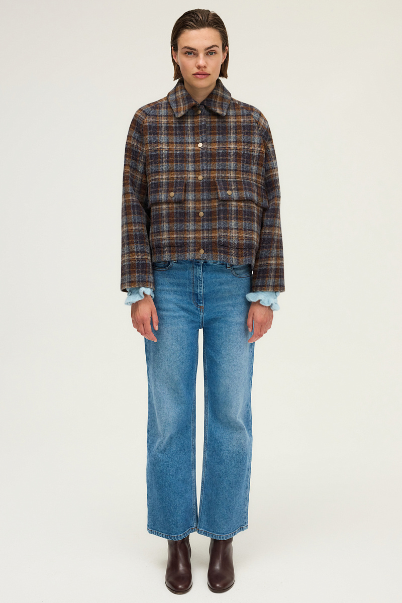 NELIA - Полупальто из 100% шерсти