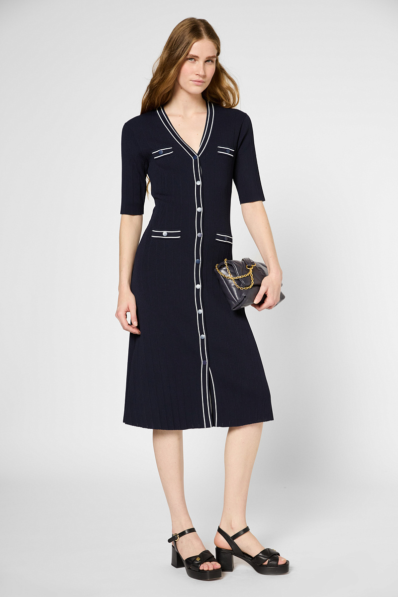 PITA - Двухцветное трикотажное платье