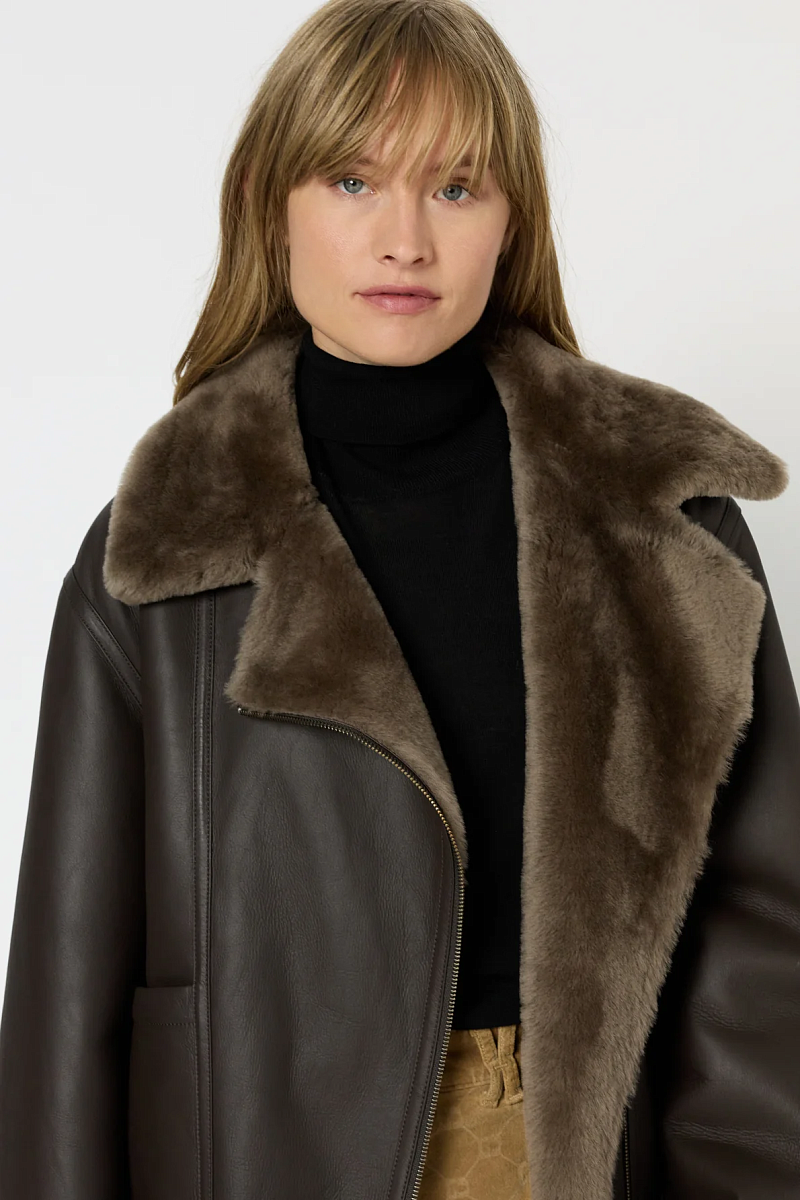 NADIA - Дубленка-косуха из овчины