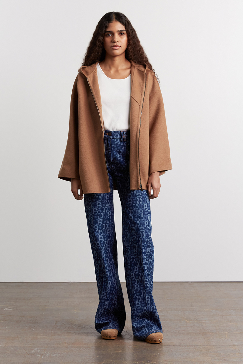 SACHA - Пальто в стиле пончо из тонкой 100% шерсти