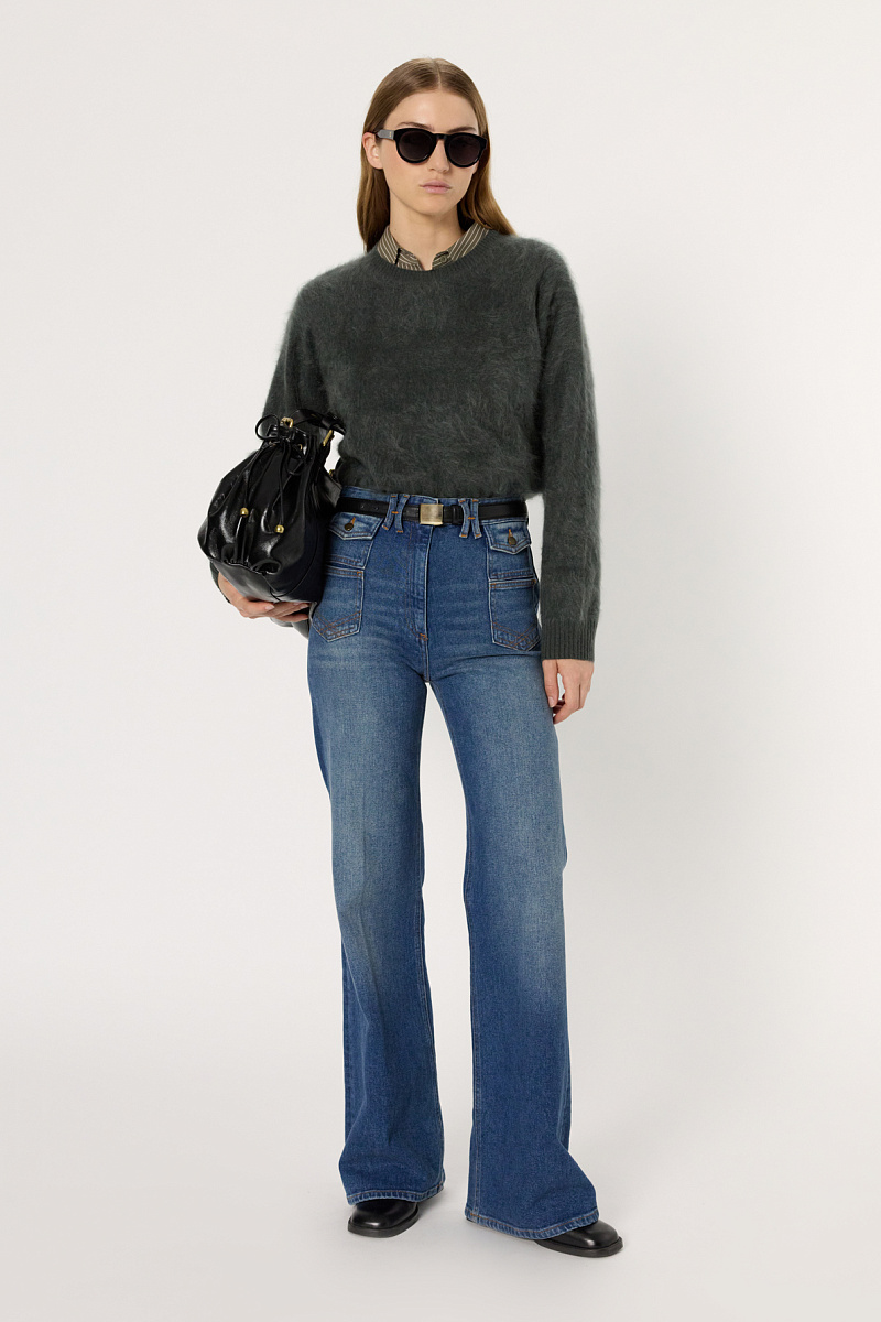 ELINA - Пушистый джемпер из 100% кашемира