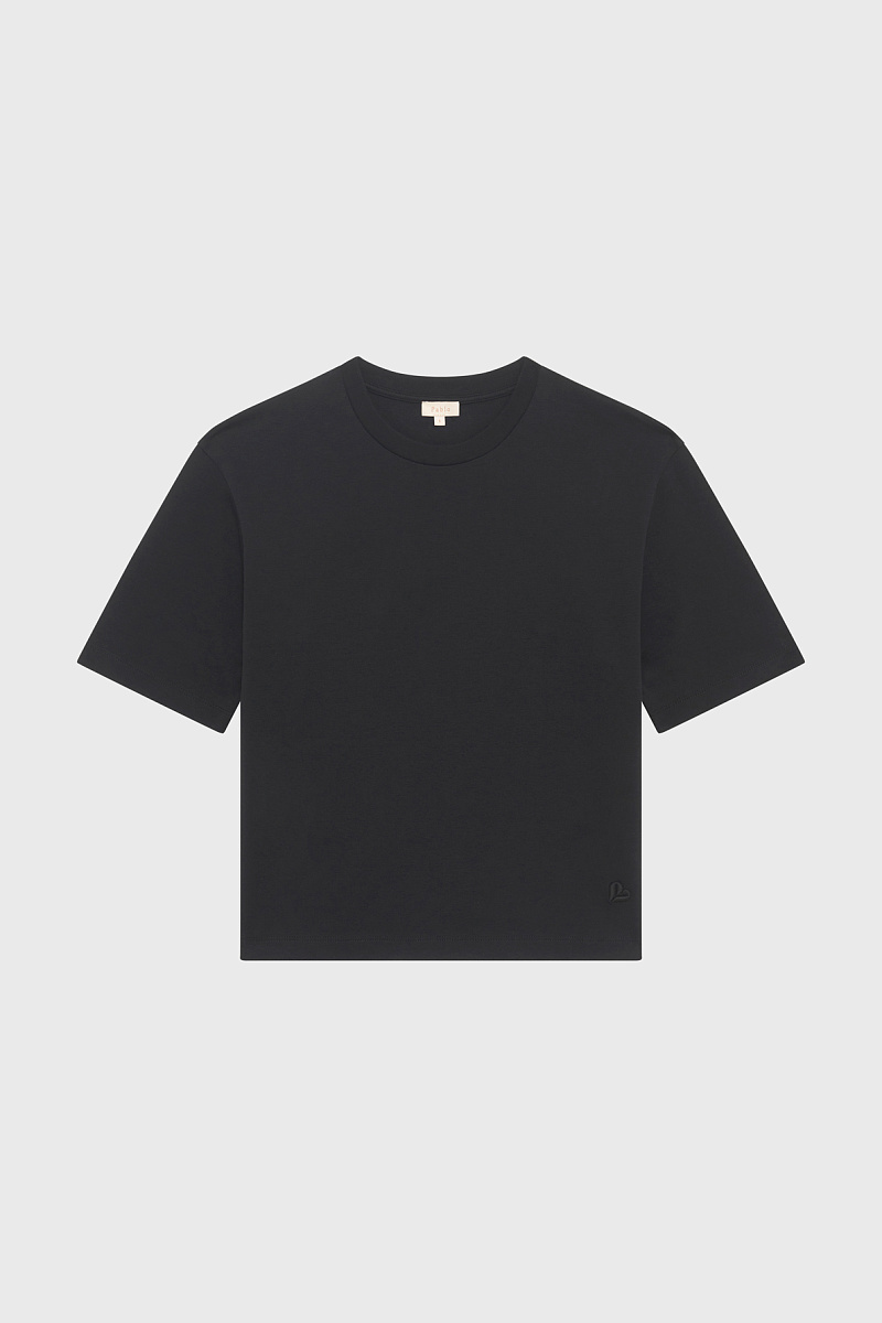 HEVA - Футболка из 100% хлопка с круглым вырезом HEVA - Футболка из 100% хлопка с круглым вырезом