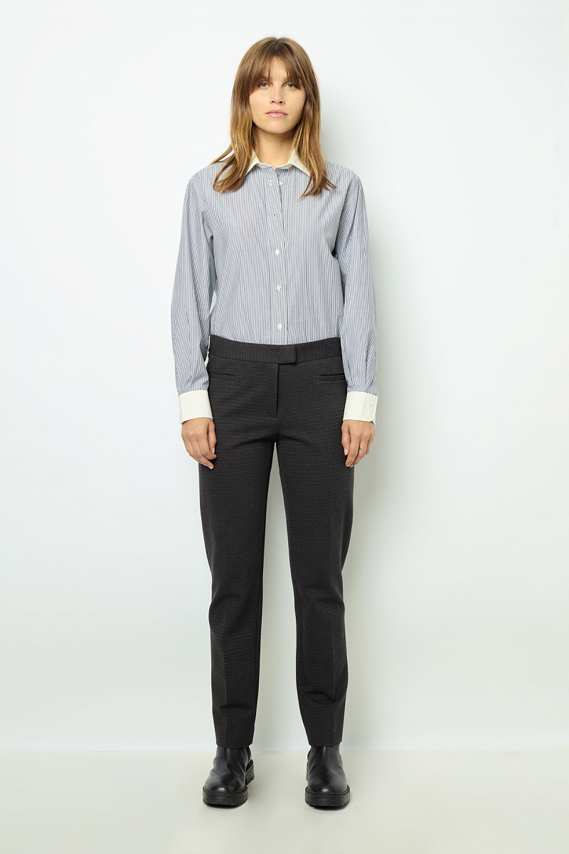 NOLA - Брюки 7/8 с принтом "гусиная лапка"