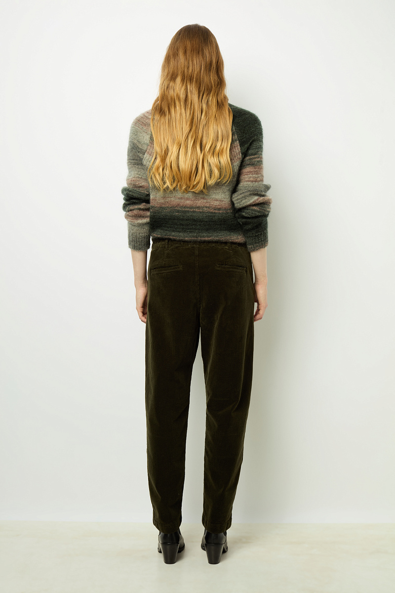 NYMPHIE - Эластичные брюки из тонкого вельвета