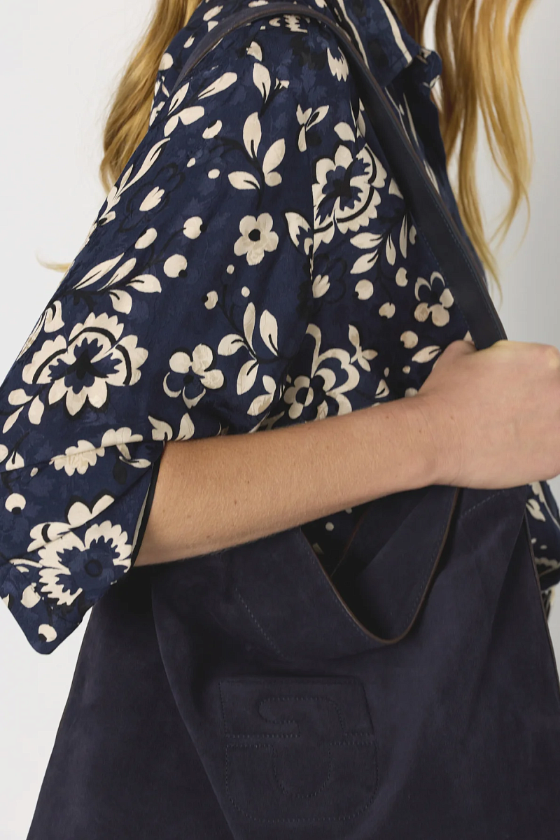 ANABELLE - Блуза из 100% вискозы с цветочным принтом ANABELLE - Блуза из 100% вискозы с цветочным принтом