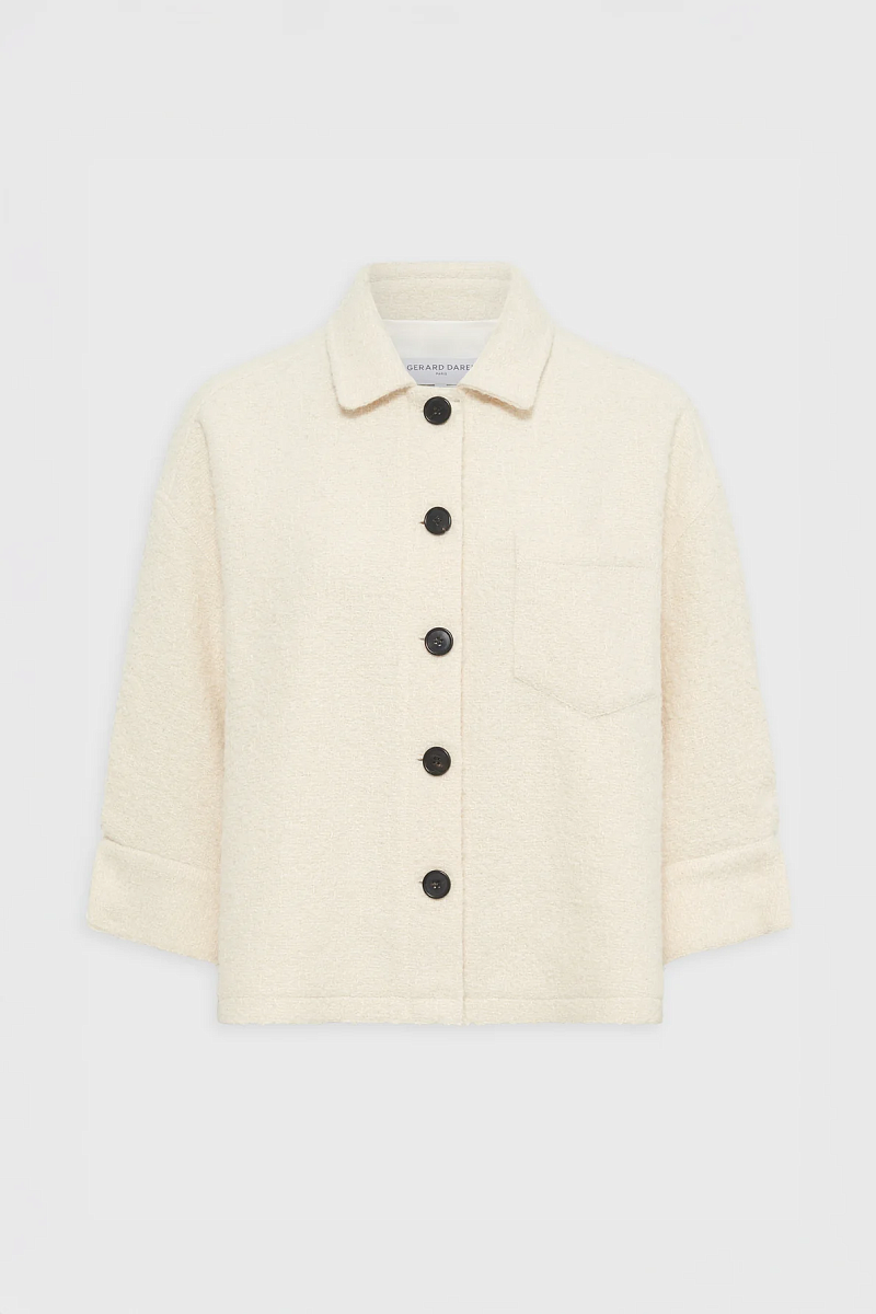 NINON - Однотонный твидовый жакет