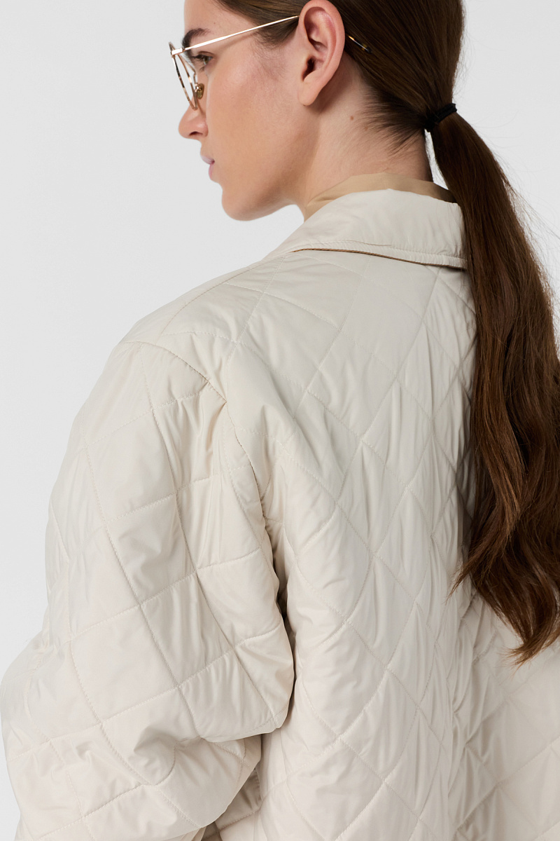PHEONA - Бежевая двусторонняя стеганая куртка