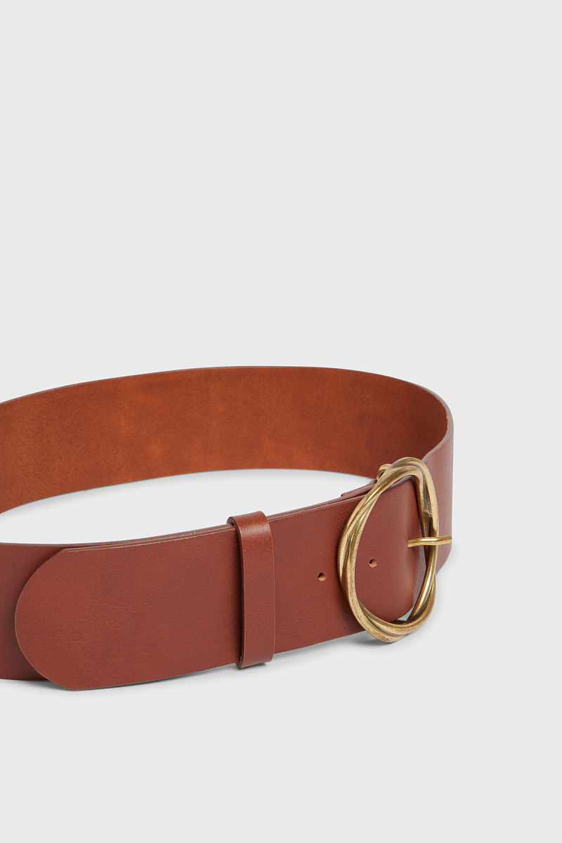 INES - Широкий кожаный ремень
