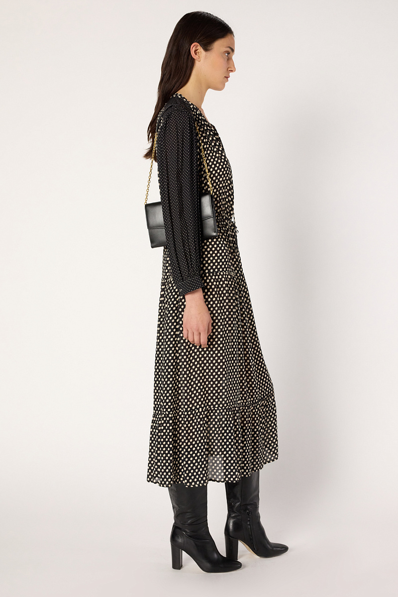 LOVA - Длинное эластичное платье в горошек