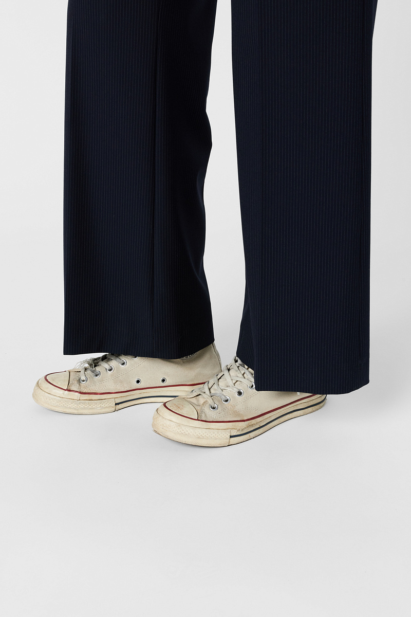 AVIA - Костюмные брюки в полоску с эластичным поясом