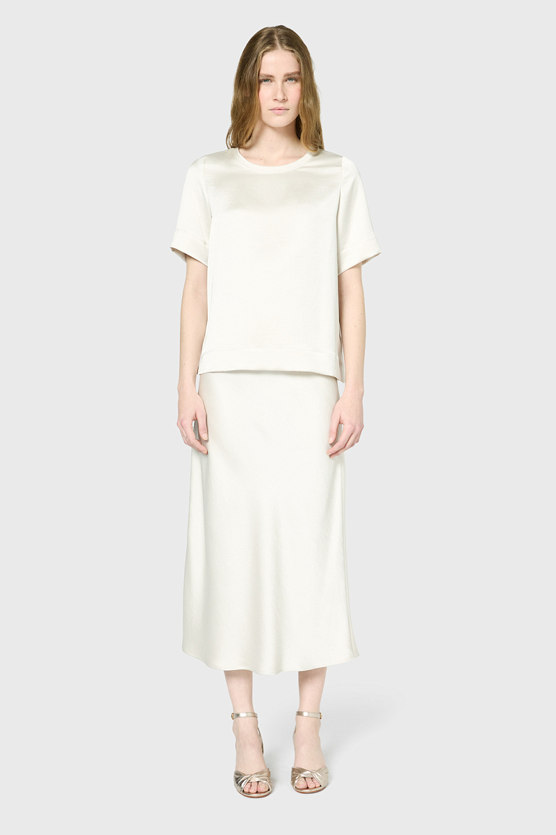 UMIKO - Однотонная футболка из сатина