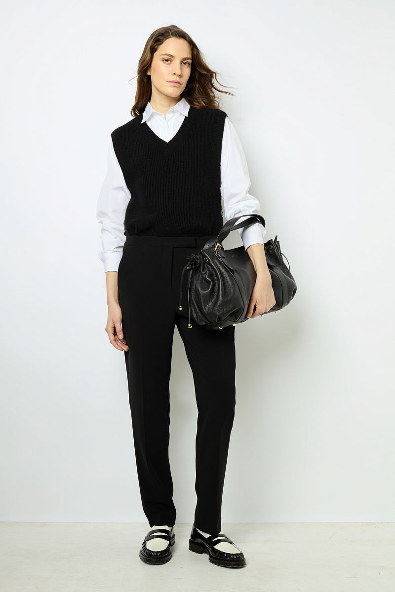 NEA - Узкие черные брюки с эластичным поясом