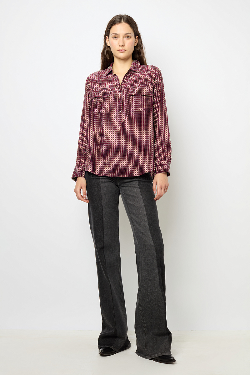 BERNADETTE - Блуза с принтом из шелка