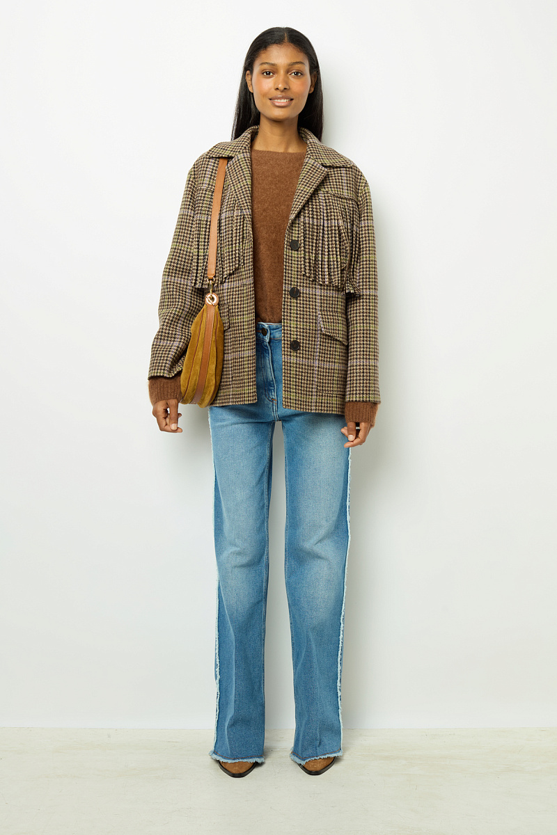 MURIELLE - Жакет с бахромой