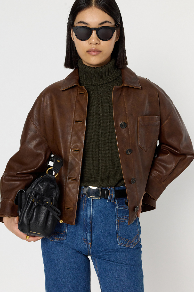 NICOLE - Кожаная куртка оверсайз NICOLE - Кожаная куртка оверсайз