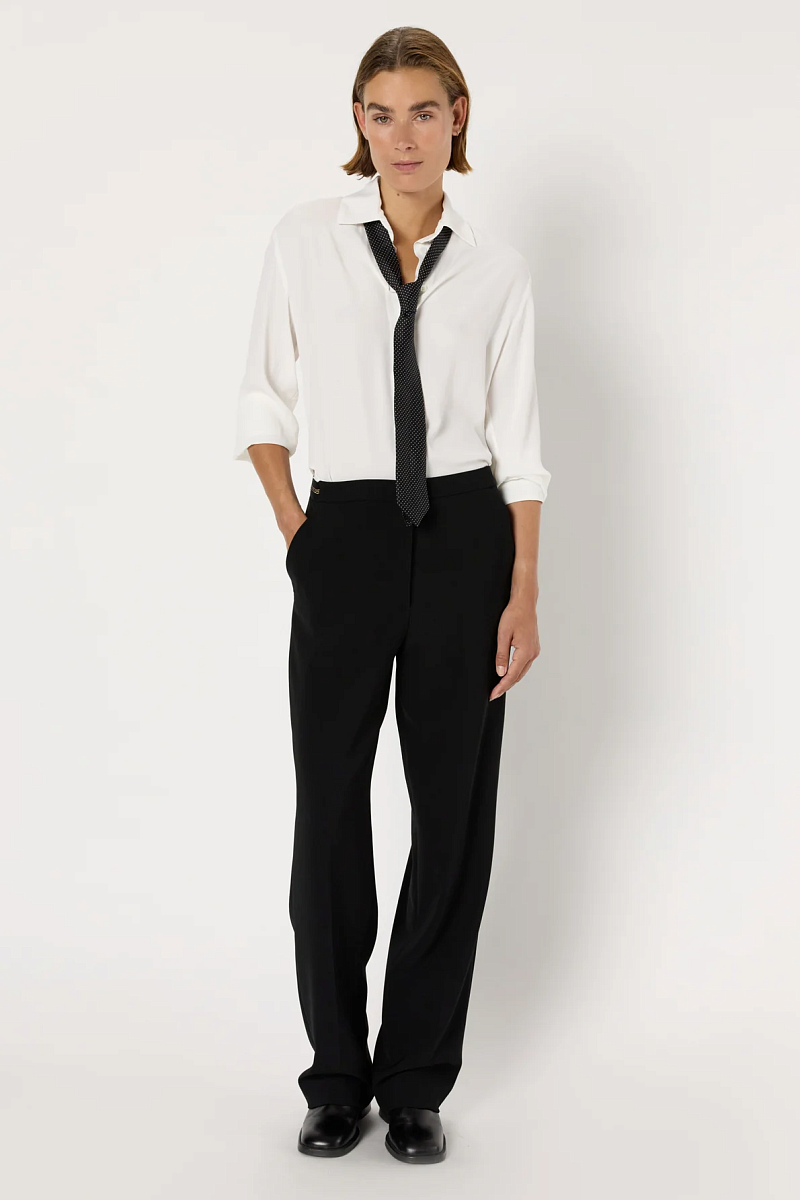 CECILE - Эластичные брюки прямого кроя