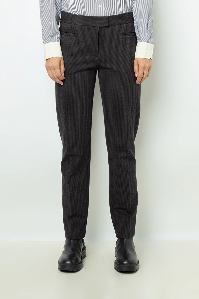 NOLA - Брюки 7/8 с принтом "гусиная лапка"