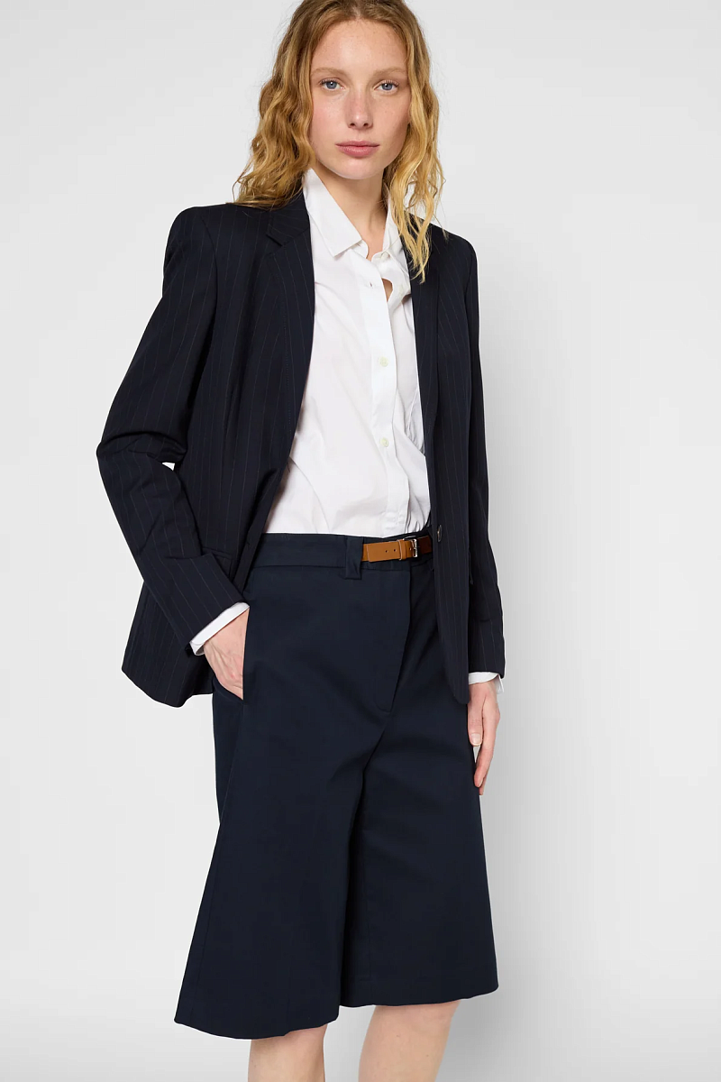 LEONOR - Длинные шорты-бермуды с поясом