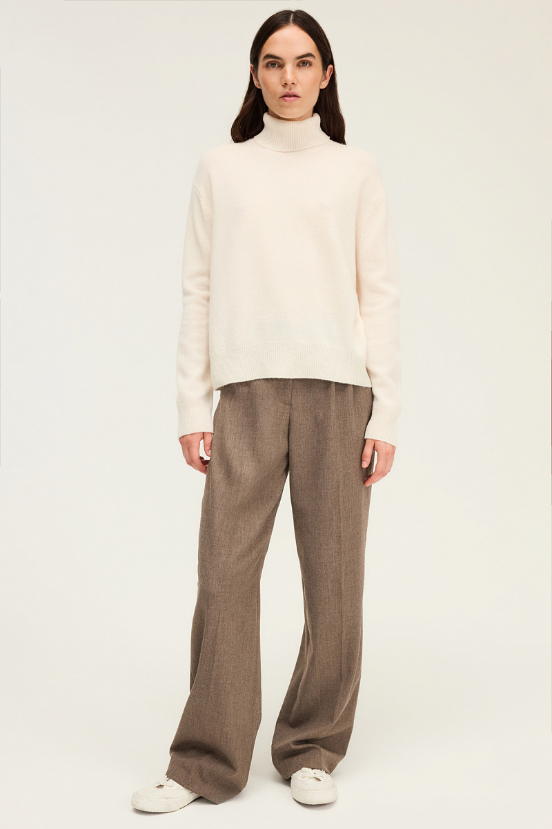 EVANA - Водолазка из 100% шерсти