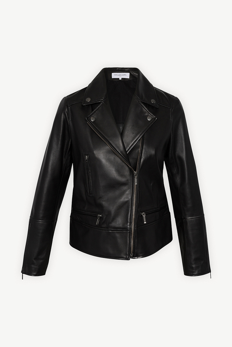 GIULIA - Кожаная куртка в байкерском стиле