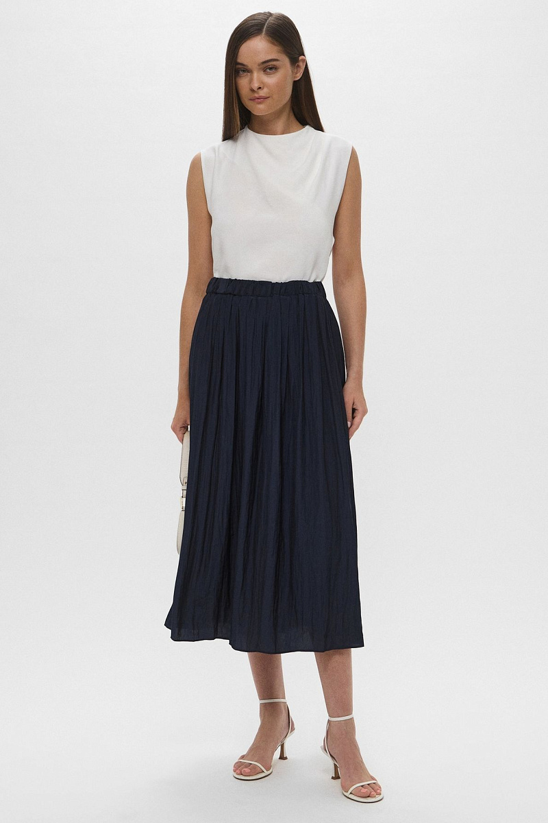 VANINA - Плиссированная юбка из сатина