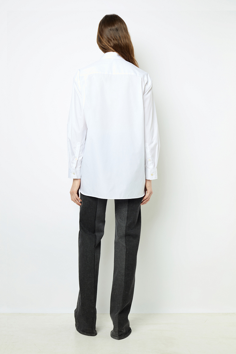 BRIENNE - Белая хлопковая рубашка