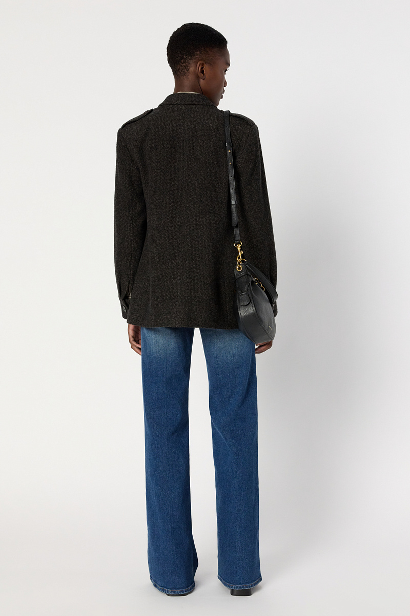 NADIRA - Полупальто с узором "елочка"