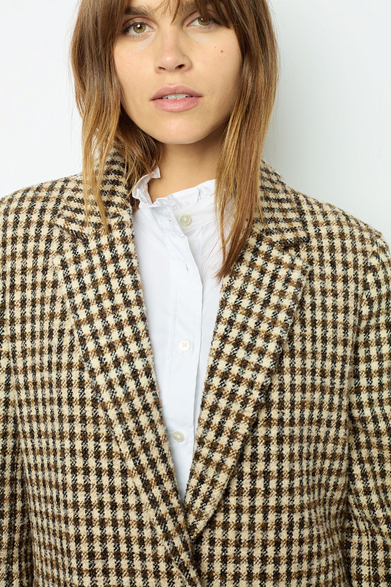 MANUELLE - Жакет широкого кроя в клетку
