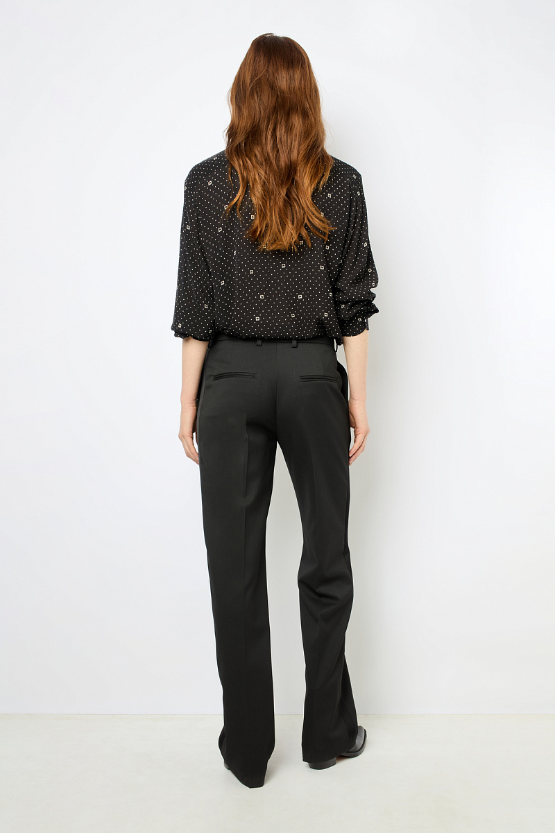 DAHO - Костюмные брюки черного цвета