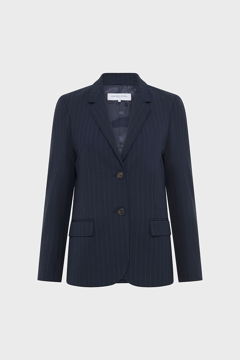 RABY - Жакет прямого кроя в полоску