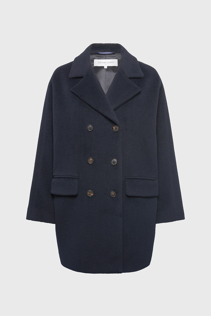 MEGANE - Прямое пальто из шерсти с ангорой