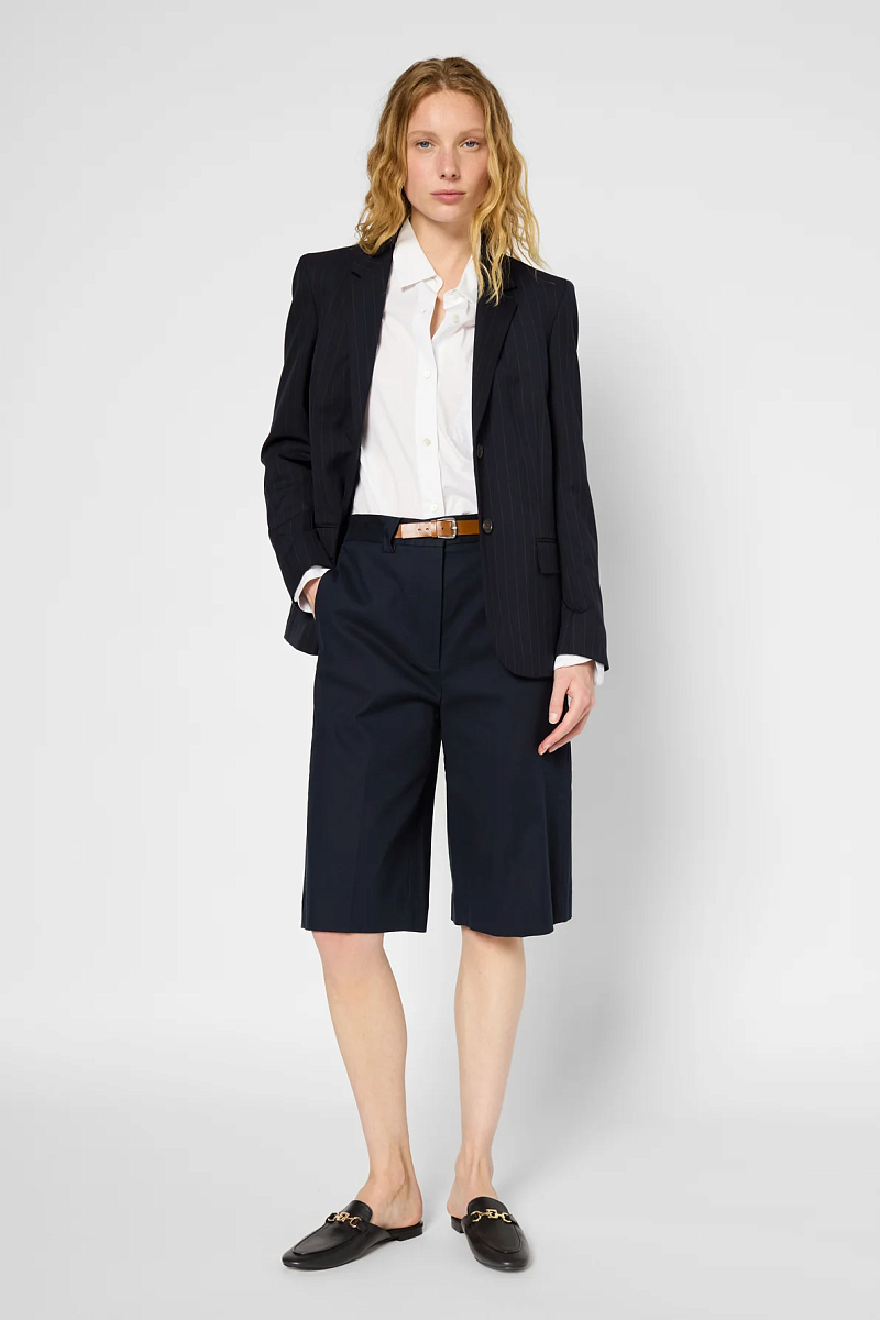 LEONOR - Длинные шорты-бермуды с поясом