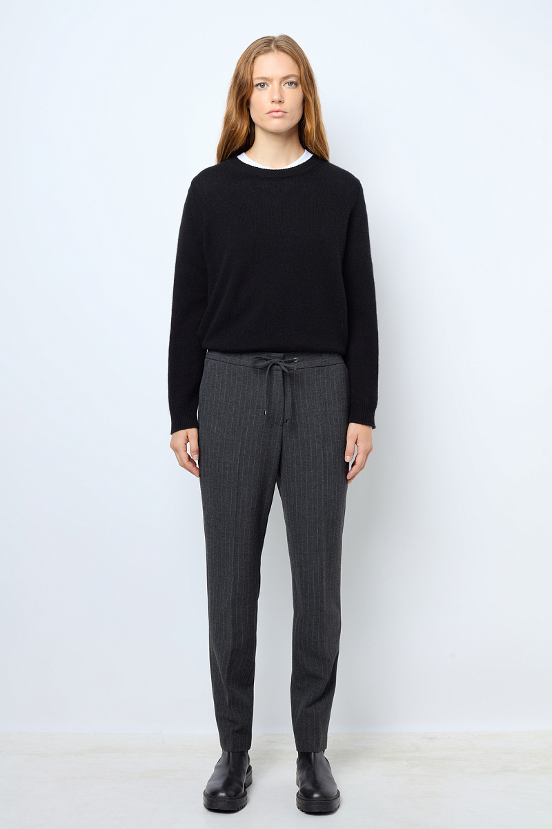 NEVA - Брюки в полоску прямого кроя