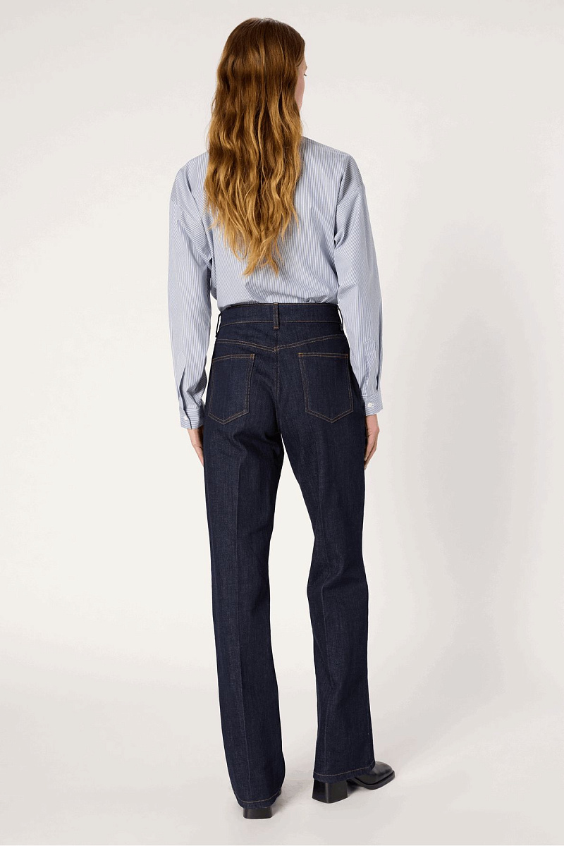 CLEMA - Прямые джинсы с золотистыми пуговицами CLEMA - Прямые джинсы с золотистыми пуговицами