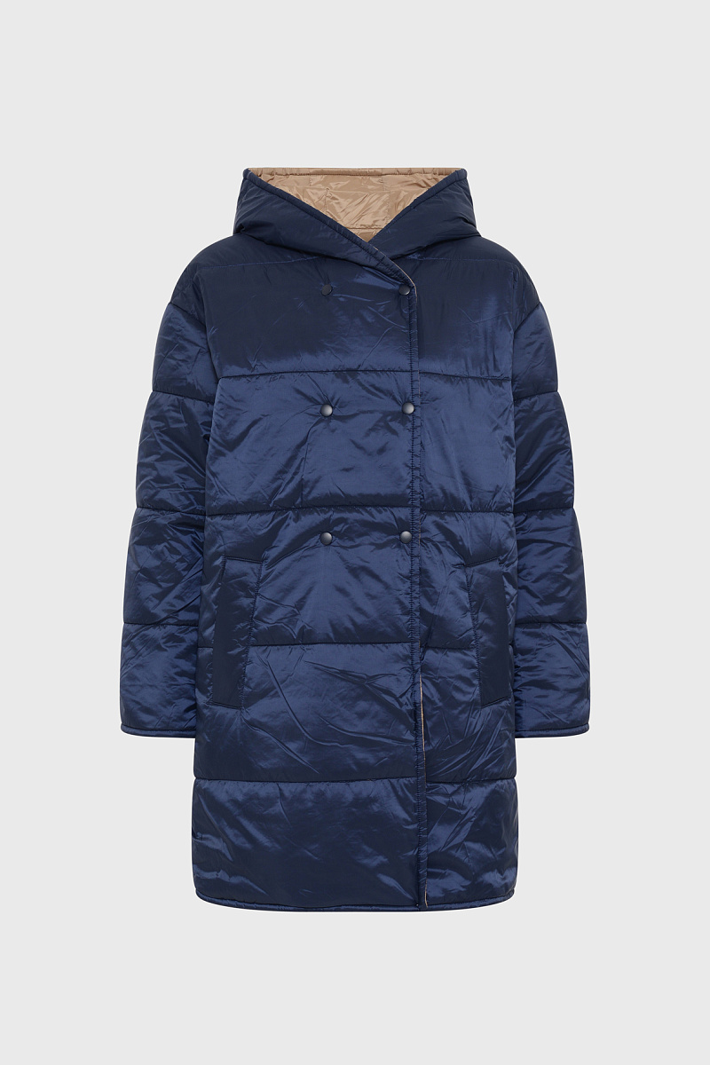 MATHILDE - Стеганый двусторонний пуховик с капюшоном