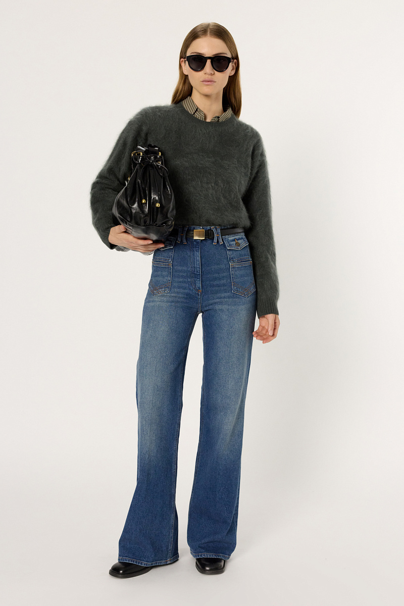 ELINA - Пушистый джемпер из 100% кашемира