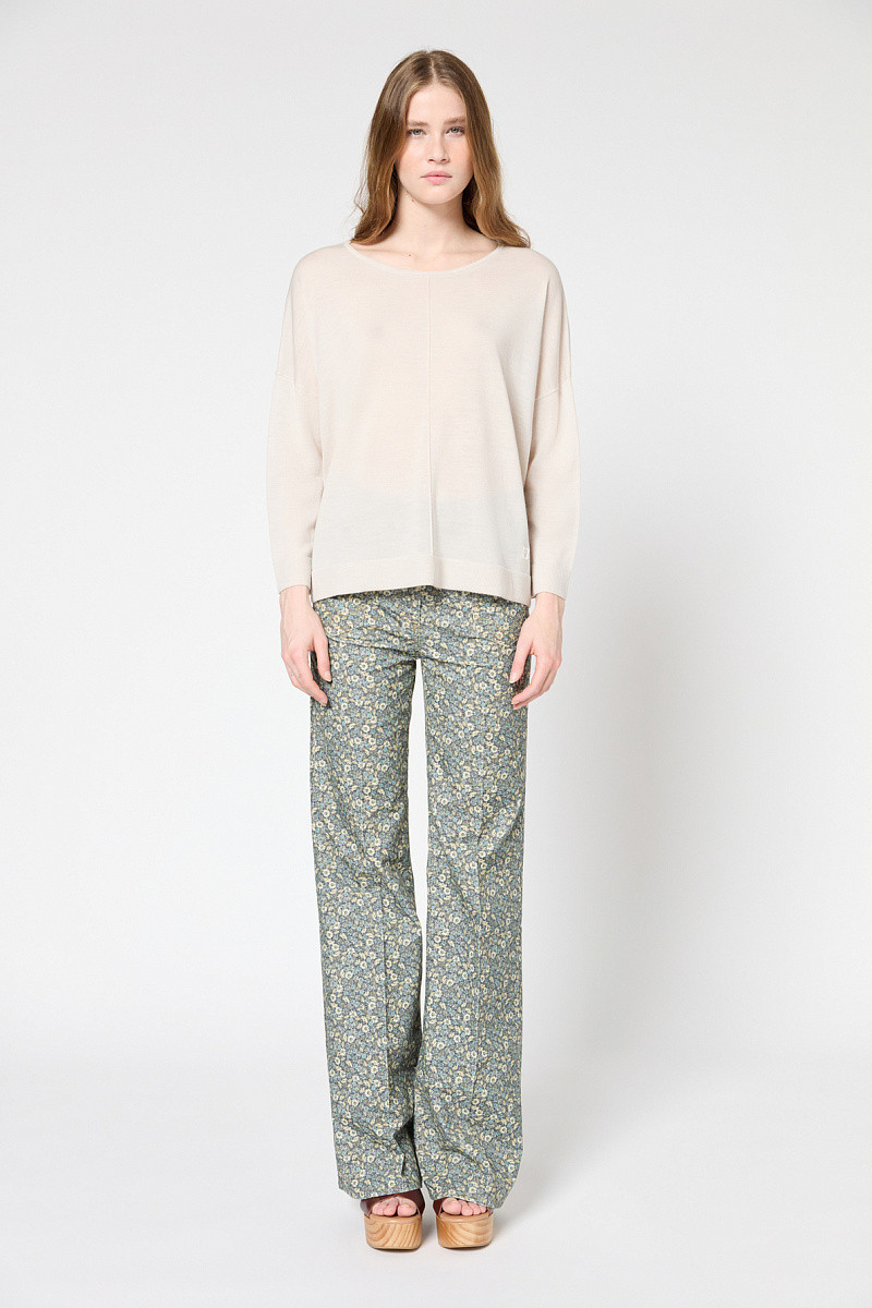 JAYME - Свободный джемпер из мериносовой шерсти