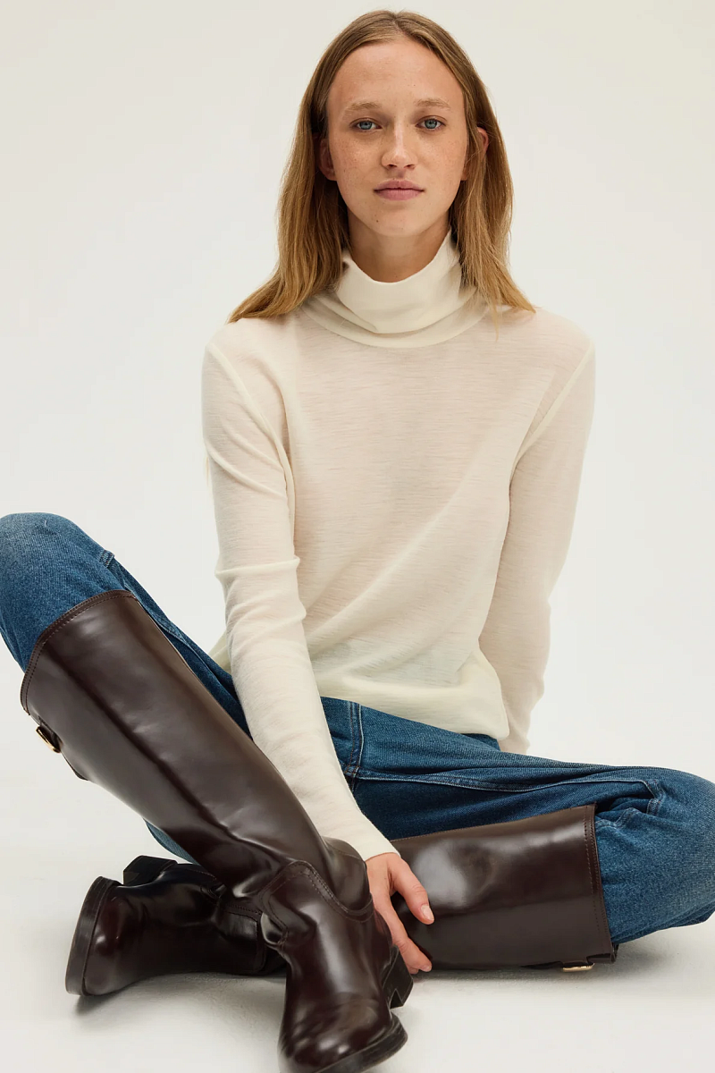 HANIAH - Водолазка из 100% шерсти