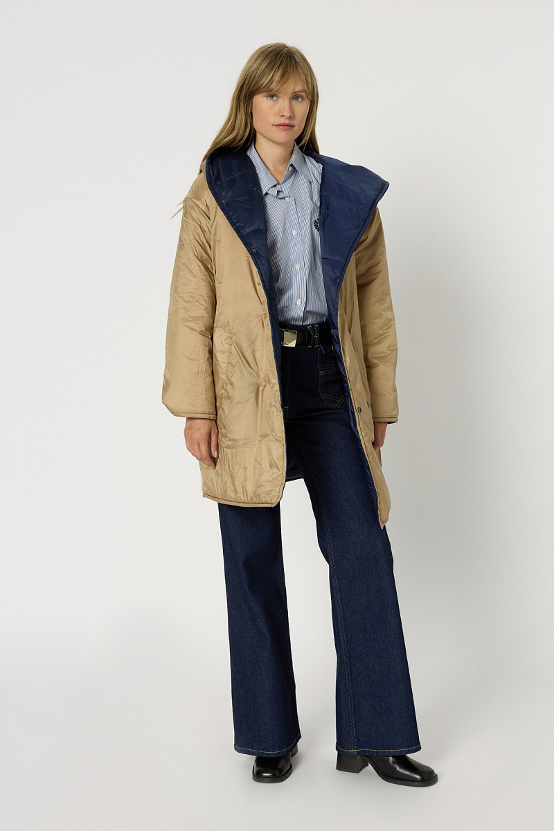 MATHILDE - Стеганый двусторонний пуховик с капюшоном