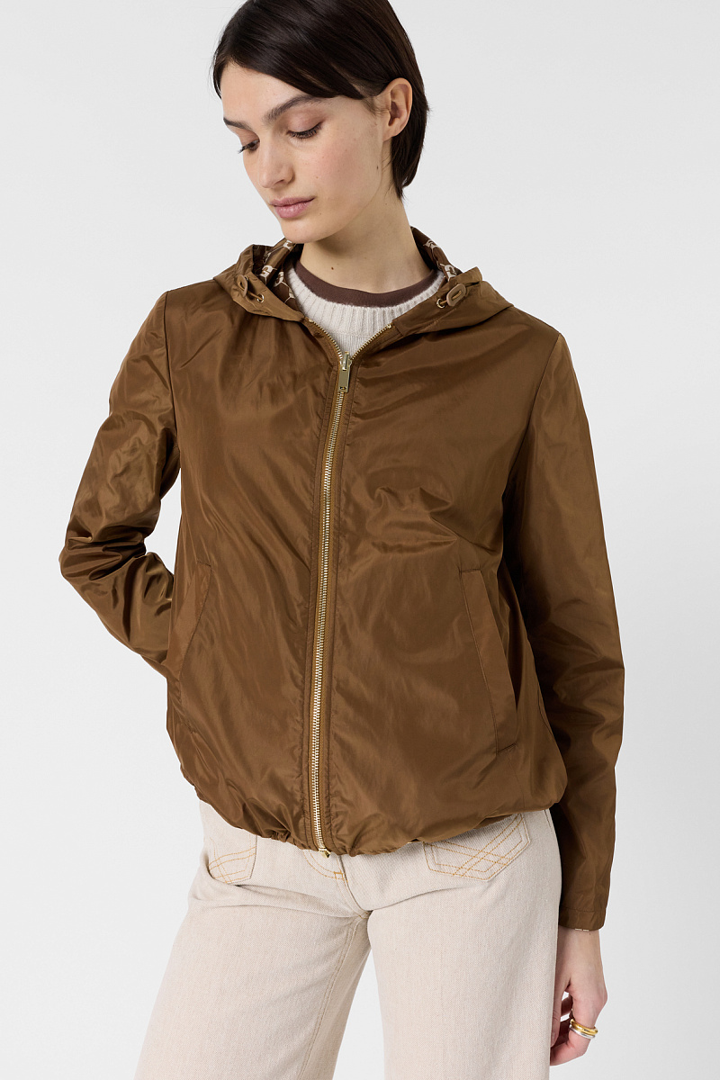 JULINE - Двусторонняя бежевая куртка с монограммой