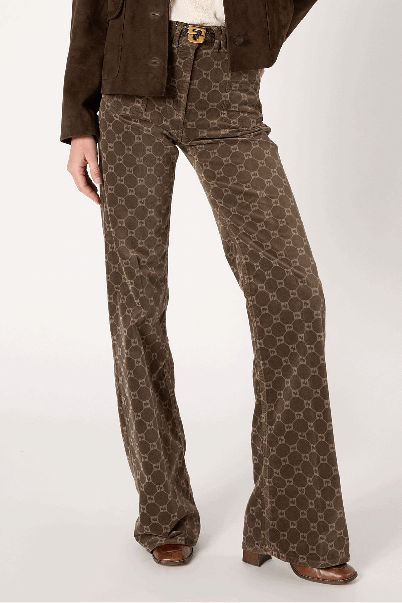 ANNA - Расклешенные джинсы с монограммой ANNA - Расклешенные джинсы с монограммой